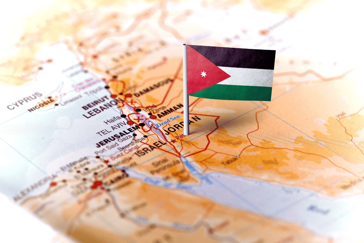 ou se trouve la Jordanie dans le monde ou se trouve la Jordanie dans le monde