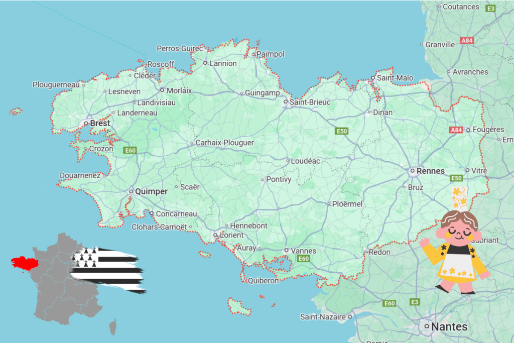 Carte Bretagne
