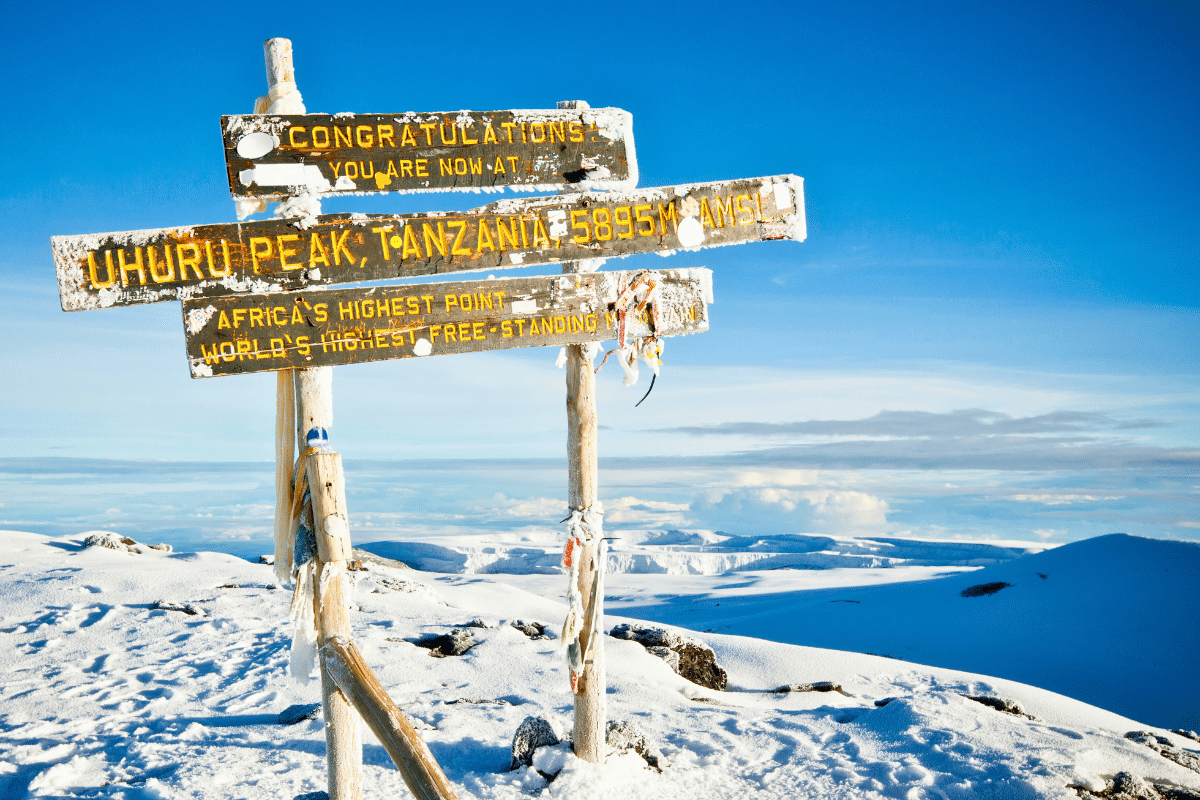 Kilimandjaro sommet Kilimandjaro sommet