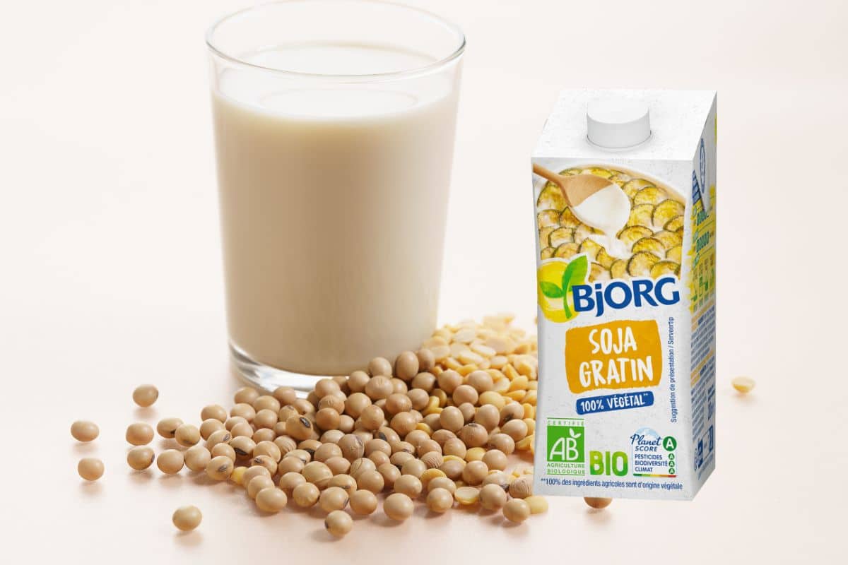 Crème de soja gratin Crème de soja gratin