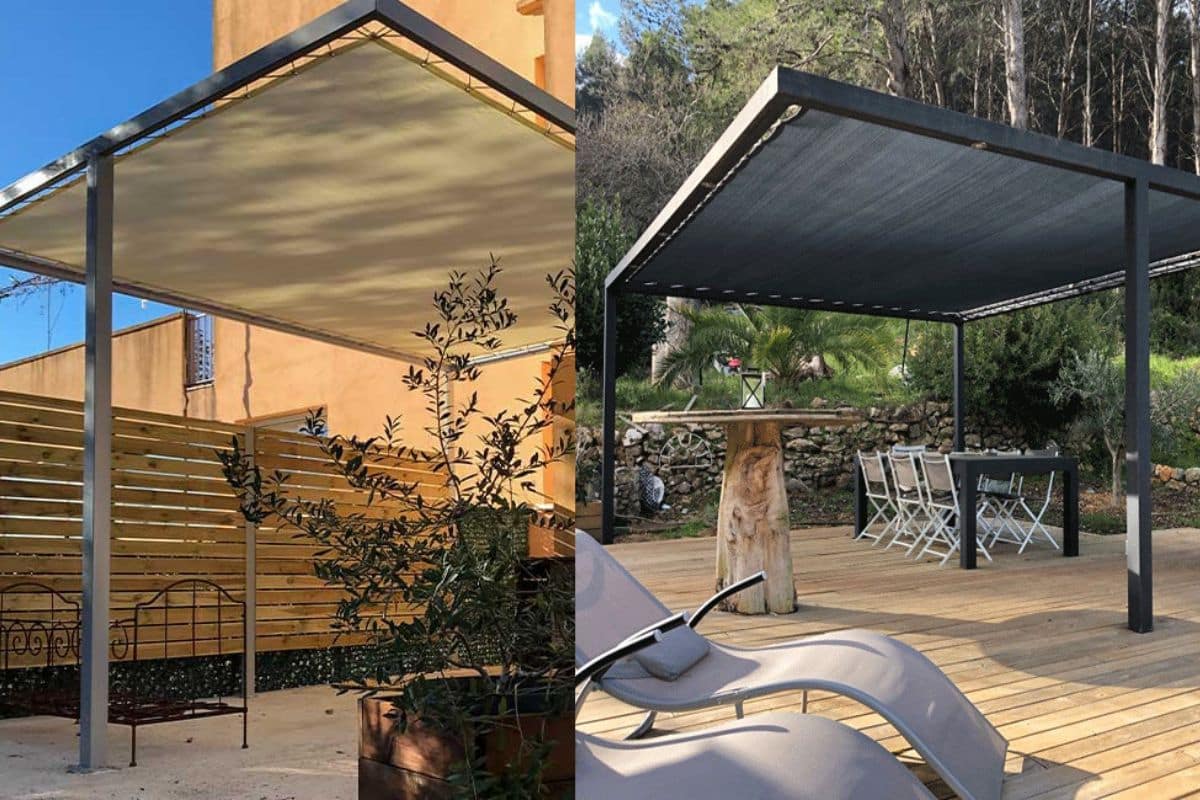 Toile d'ombrage pergola Toile d'ombrage pergola