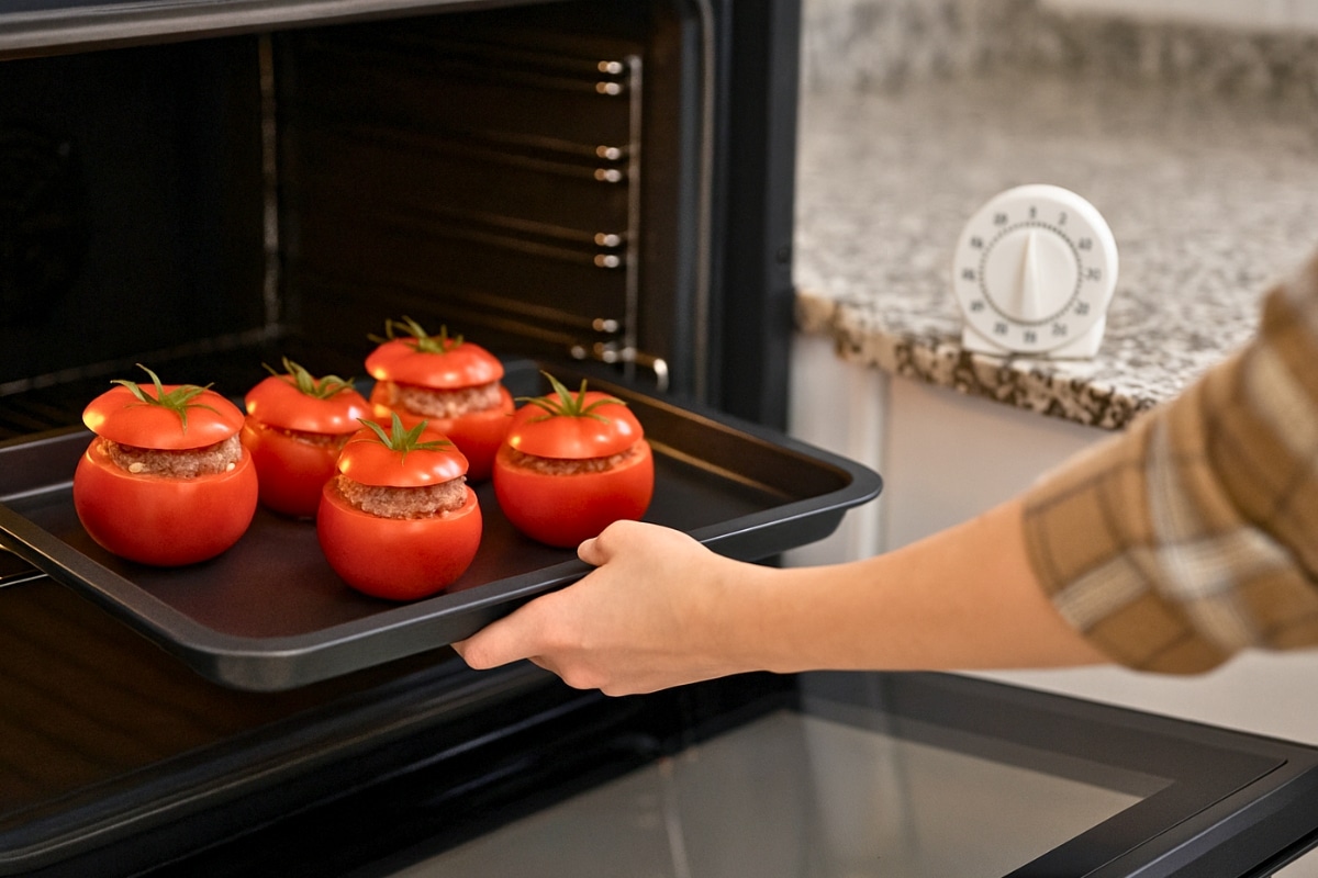 Temps de cuisson tomates farcies à la viande