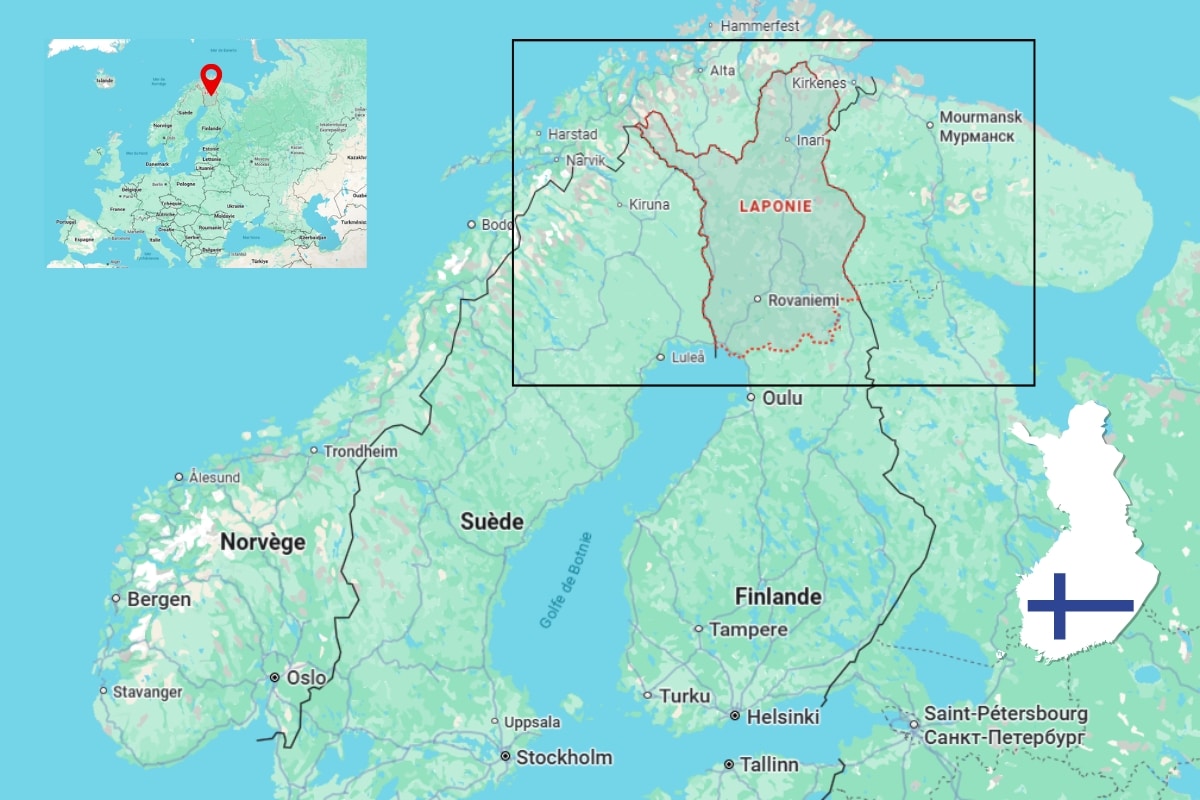 Laponie Carte
