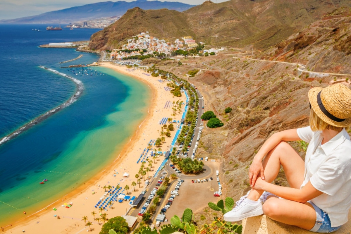 Plage Tenerife en avril Plage Tenerife en avril