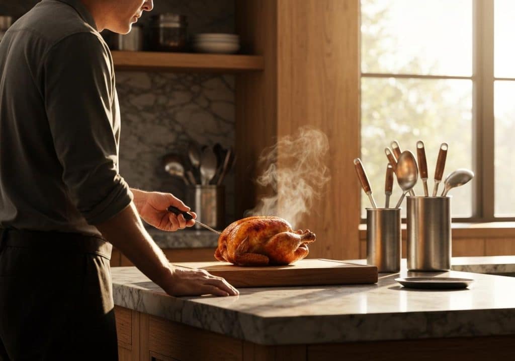 vérifier cuisson poulet astuces