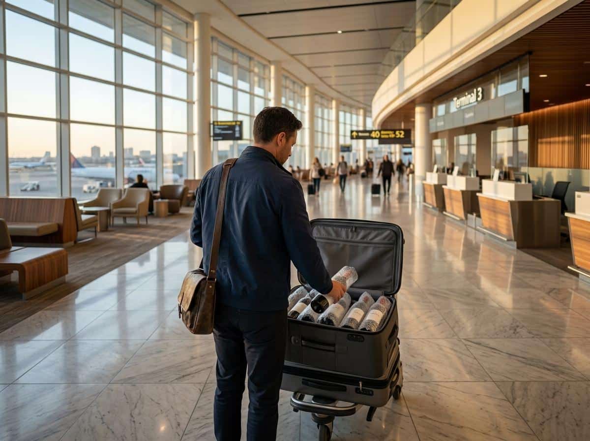 Comment transporter du vin en avion sans risque de casse ?